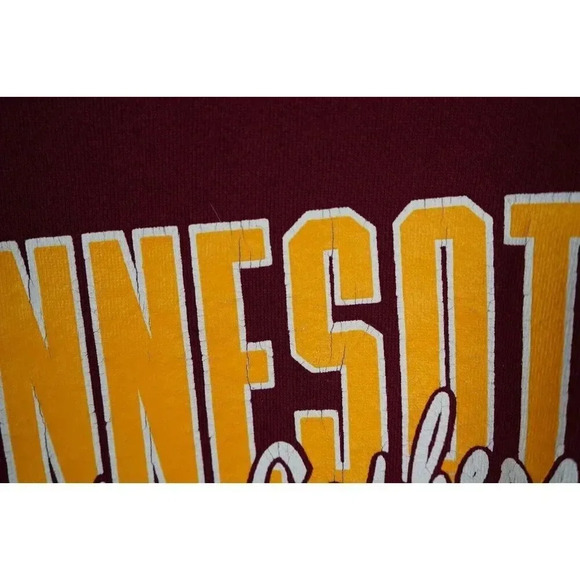 Vintage Minnesota Golden Gophers NCAA Sweatshirt Women's M #657 - Picture 6 of 9
